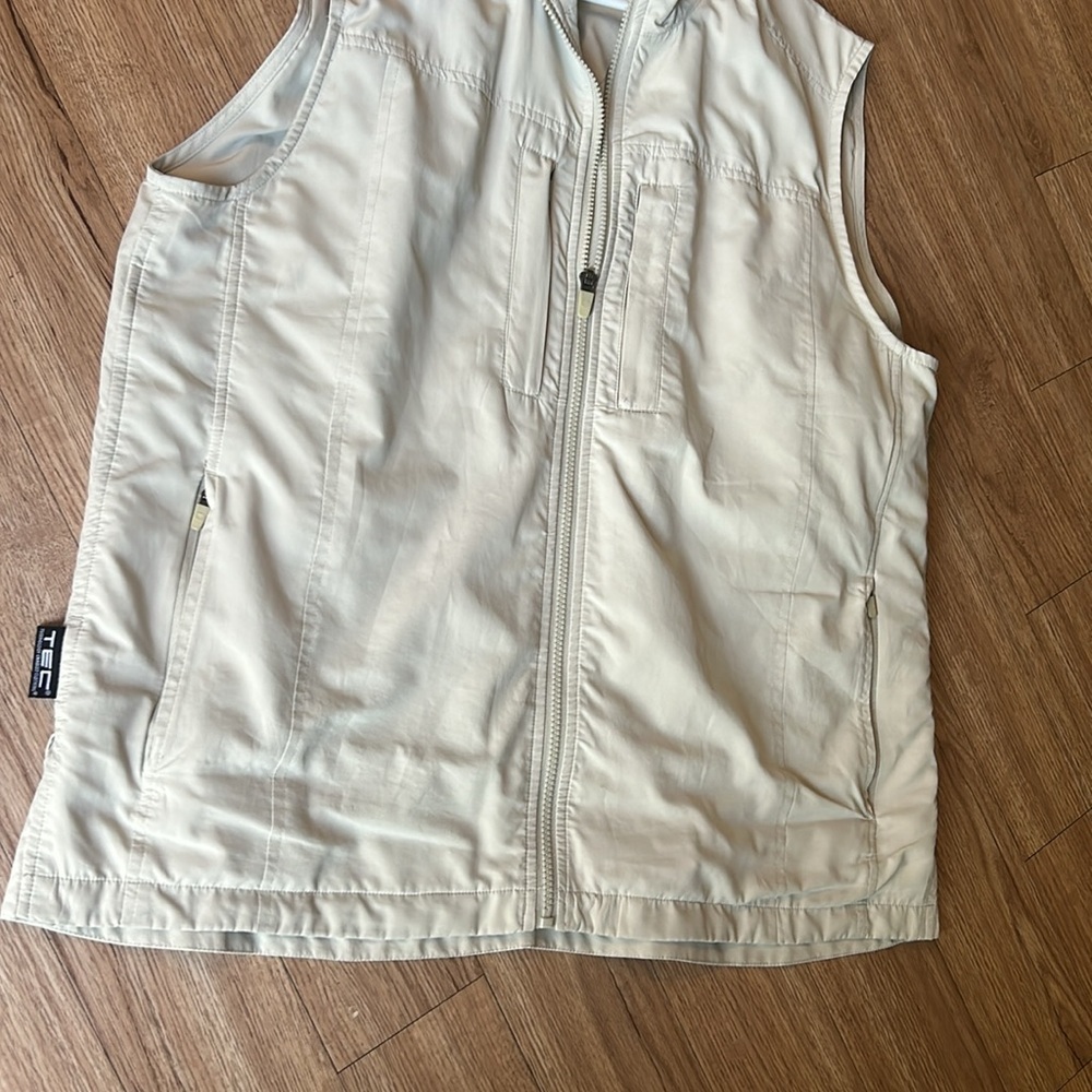 Mens ScotteVest - L - Beige - cargo tech vest - Picture 2 of 6